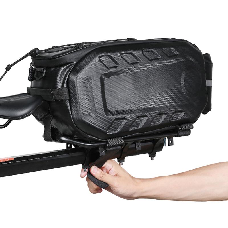 Cycling Commute Backpack - Hard Shell Road Bike Rear Seat