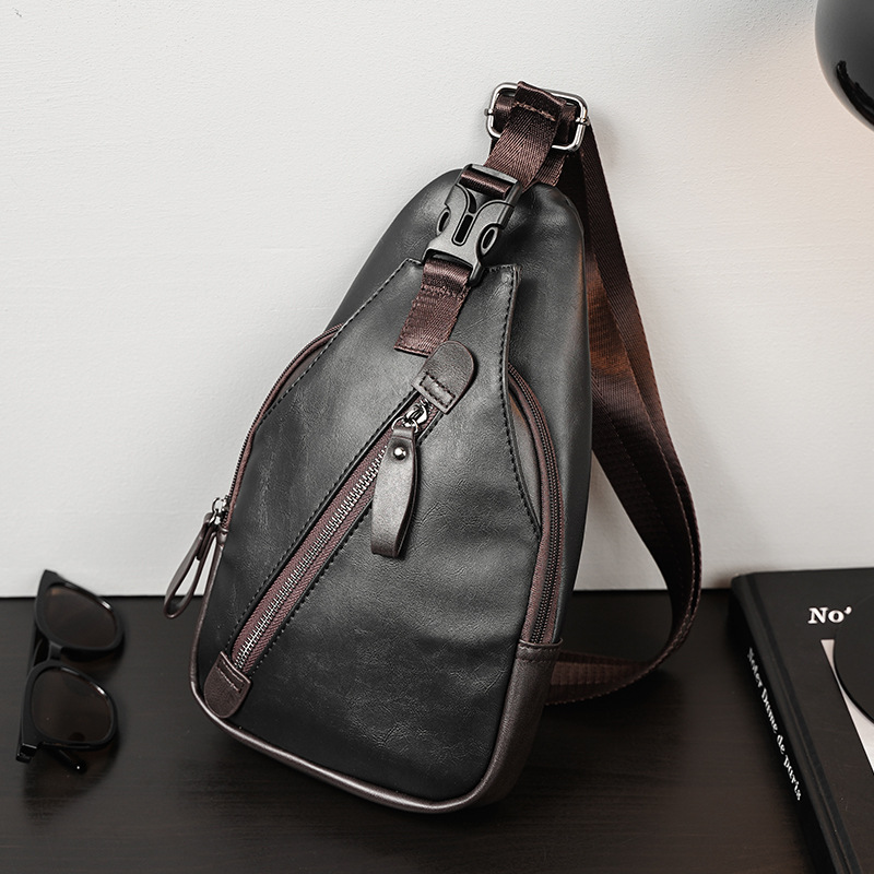 PU leather multi-pocket men's  - Cycling Commute Backpack recension och pris
