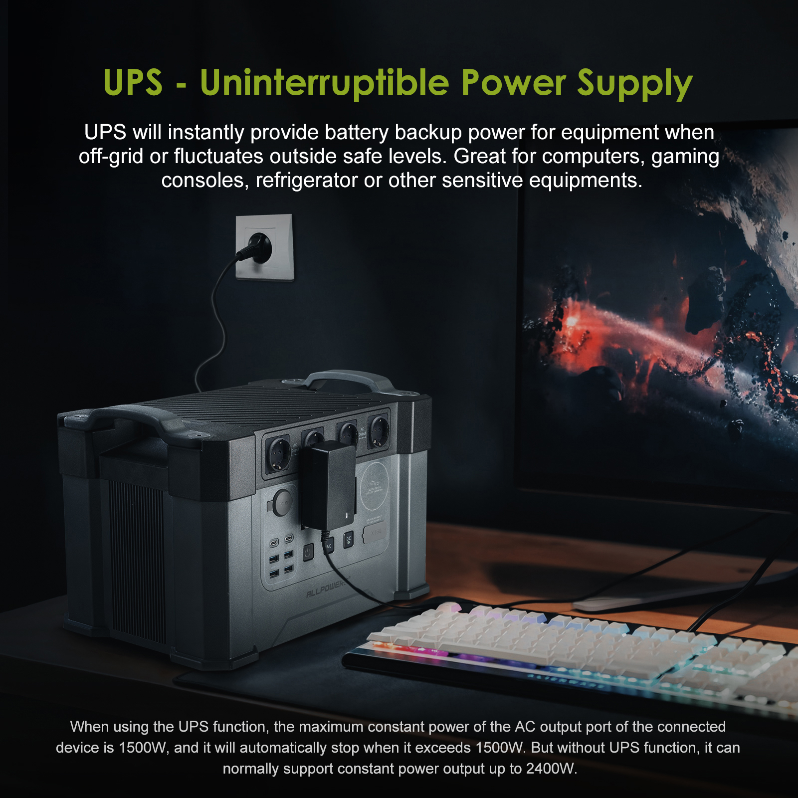 ALLPOWERS S2000 Pro Outdoor Ge - Usb Charger Dynamo recension och pris