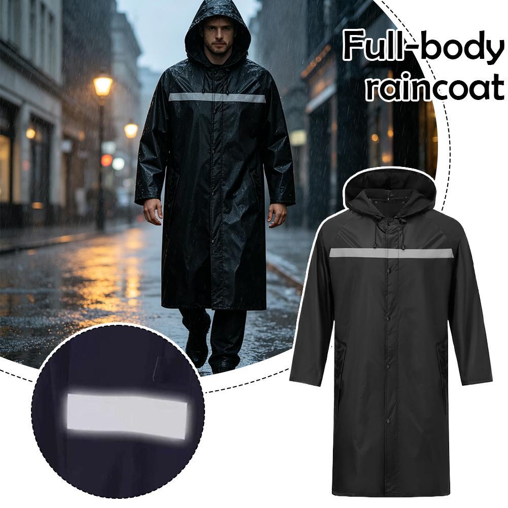 Unisex Full-Body Raincoat with - Cycling Commute Rain recension och pris