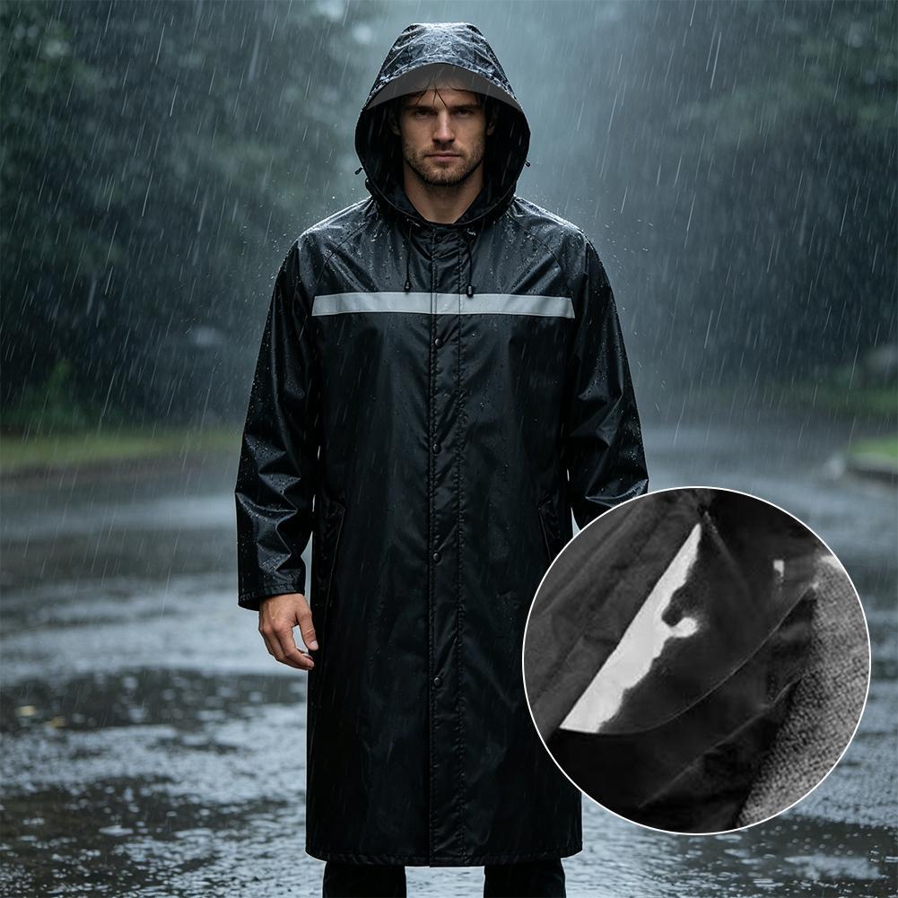 Unisex Full-Body Raincoat with - Cycling Commute Rain recension och pris