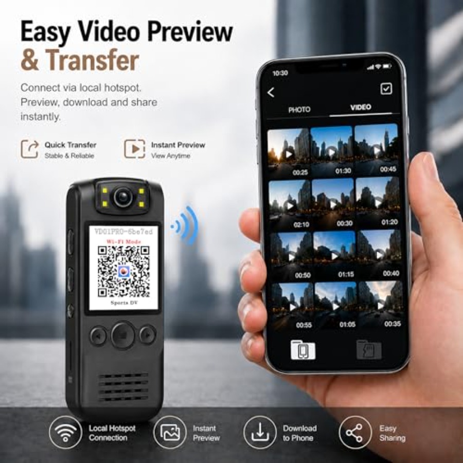 4K Body Camera for Work Cyclin - Cycling To Work recension och pris