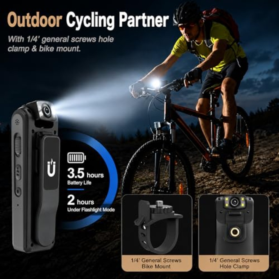 4K Body Camera for Work Cyclin - Cycling To Work recension och pris