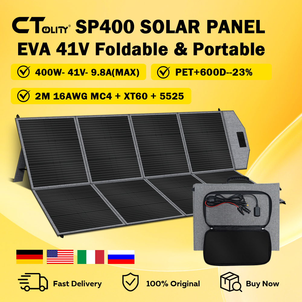 CTOLITY SP400 Portable Solar P - Usb Charger Dynamo recension och pris