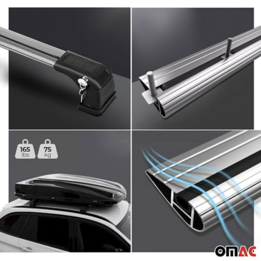 Roof Rack Cross Bars for Mazda - Cargo Rack Aluminum recension och pris
