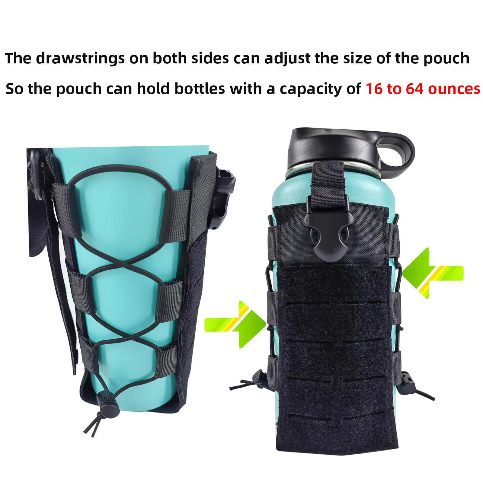 1000D Molle Water Bottle Holde - Cycling Commute Backpack recension och pris