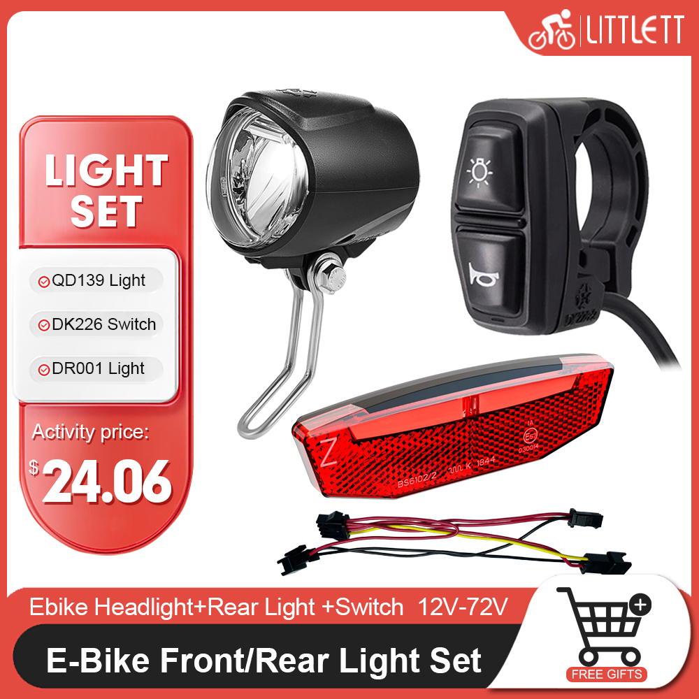 Ebike Light and Horn Switch, H - Bike Light Front Rear recension och pris