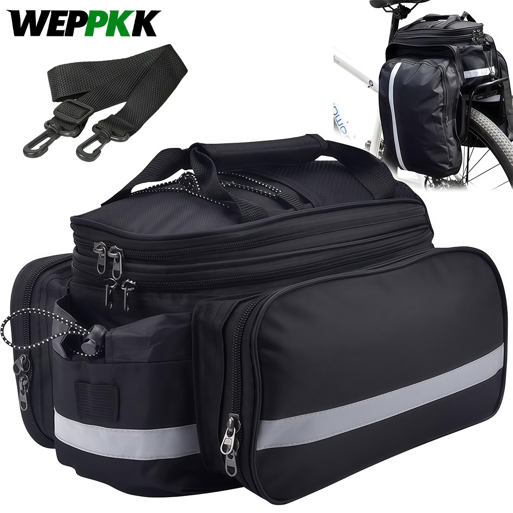 Bike Rear Rack Bag Bicycle Tru - Cycling Commute Rain recension och pris