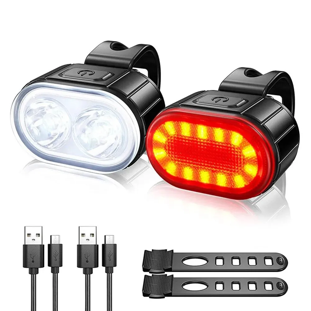 Front Rear Bike Lights Recharg - Bike Light Front Rear recension och pris