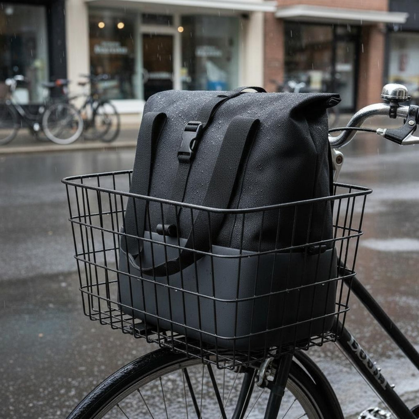 Electric Bike Basket Bag Dustp - Cycling Commute Gear recension och pris