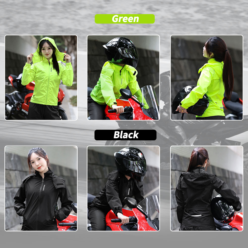WOSAWE Cycling Raincoat Women  - Cycling Rain Jacket Commute recension och pris