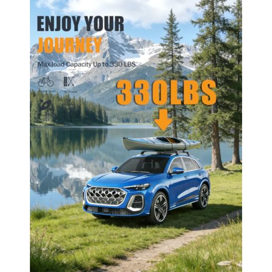 Heavy Duty Roof Rack Cross Bar - Cargo Rack Aluminum recension och pris