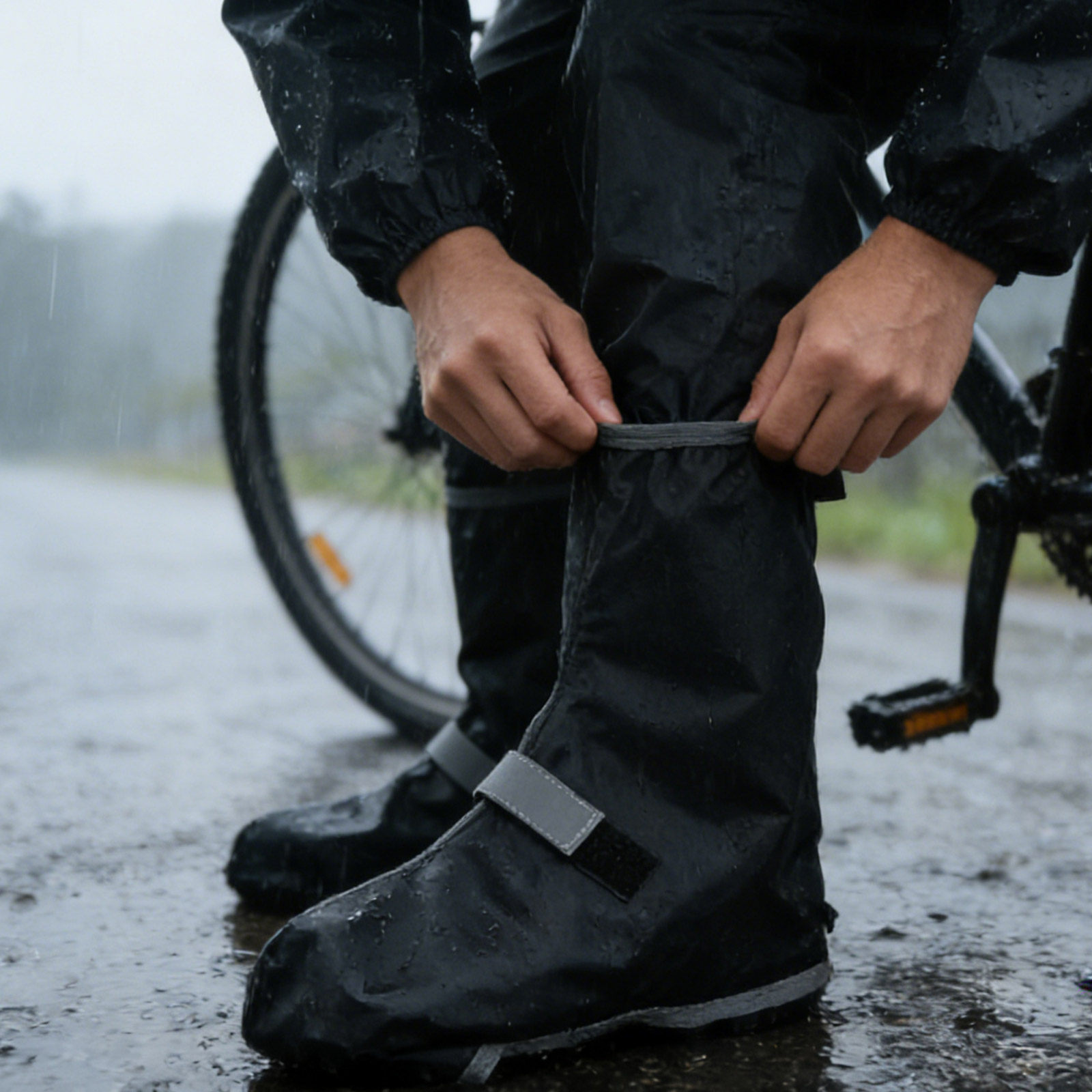 1Pair Waterproof Rain Shoe Cov - Cycling Commute Rain recension och pris