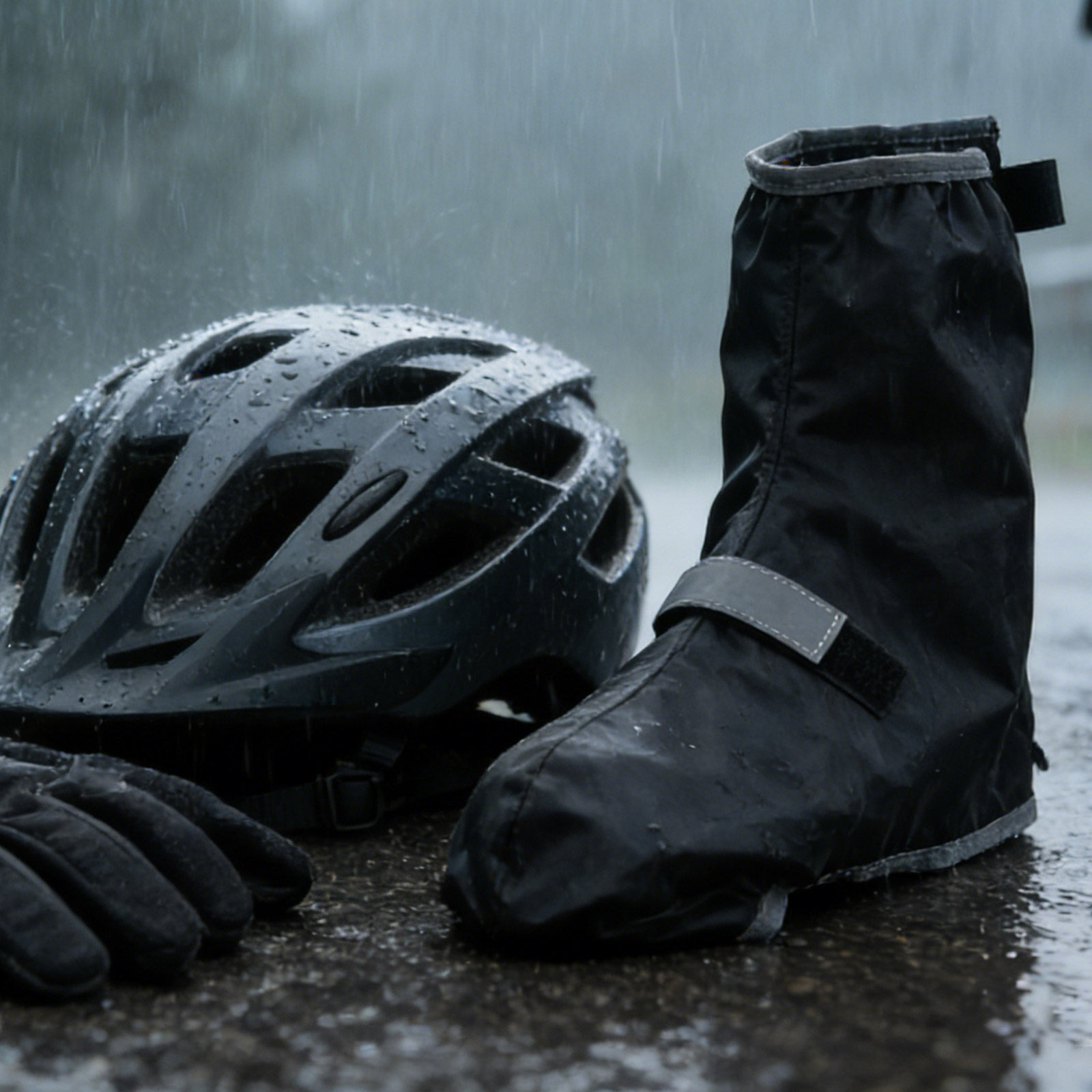 1Pair Waterproof Shoe Covers R - Cycling Commute Rain recension och pris