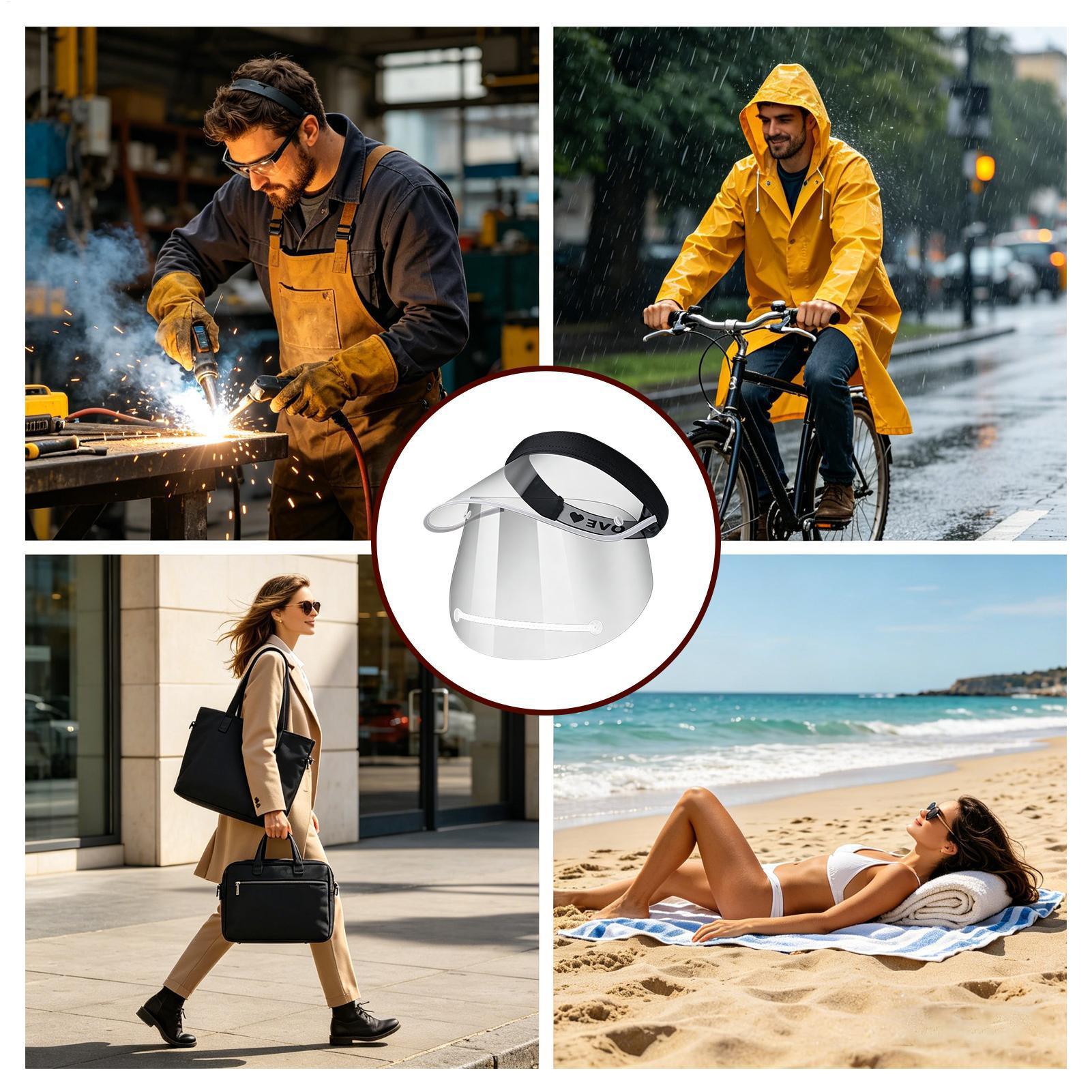 Rainproof Face Shield Clear Wi - Cycling Commute Rain recension och pris