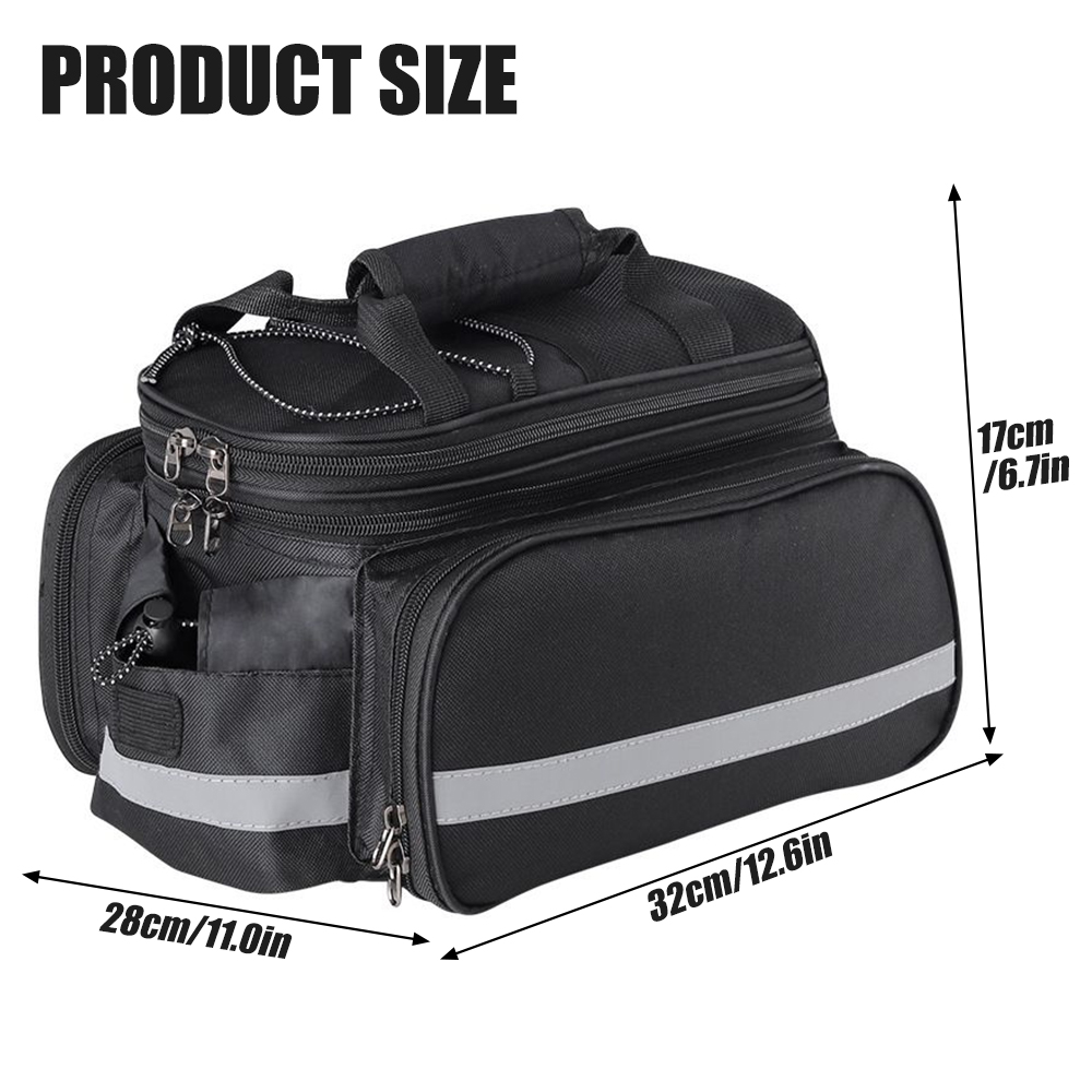Bike Bags Bicycle Trunk Bag 27 - Cycling Commute Rain recension och pris