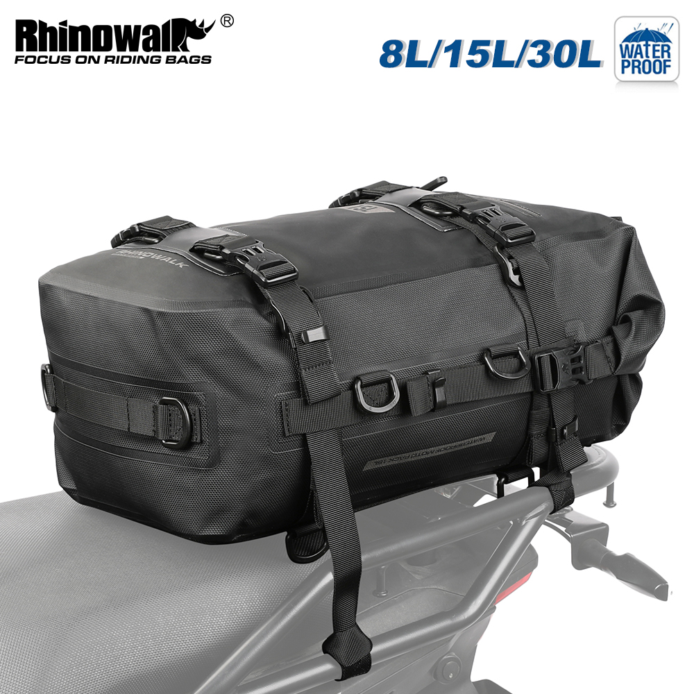 Rhinowalk Motorcycle Tail Bag  - Cycling Commute Backpack recension och pris