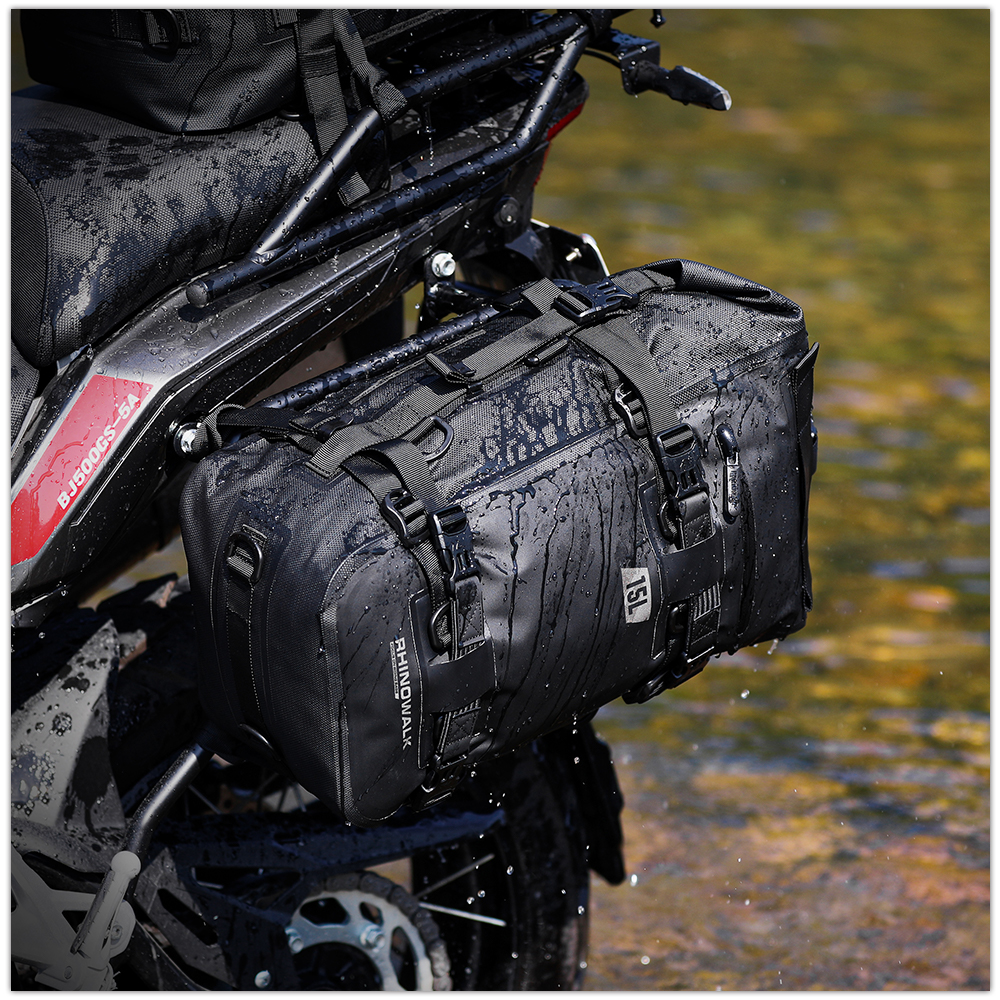 Rhinowalk Motorcycle Tail Bag  - Cycling Commute Backpack recension och pris