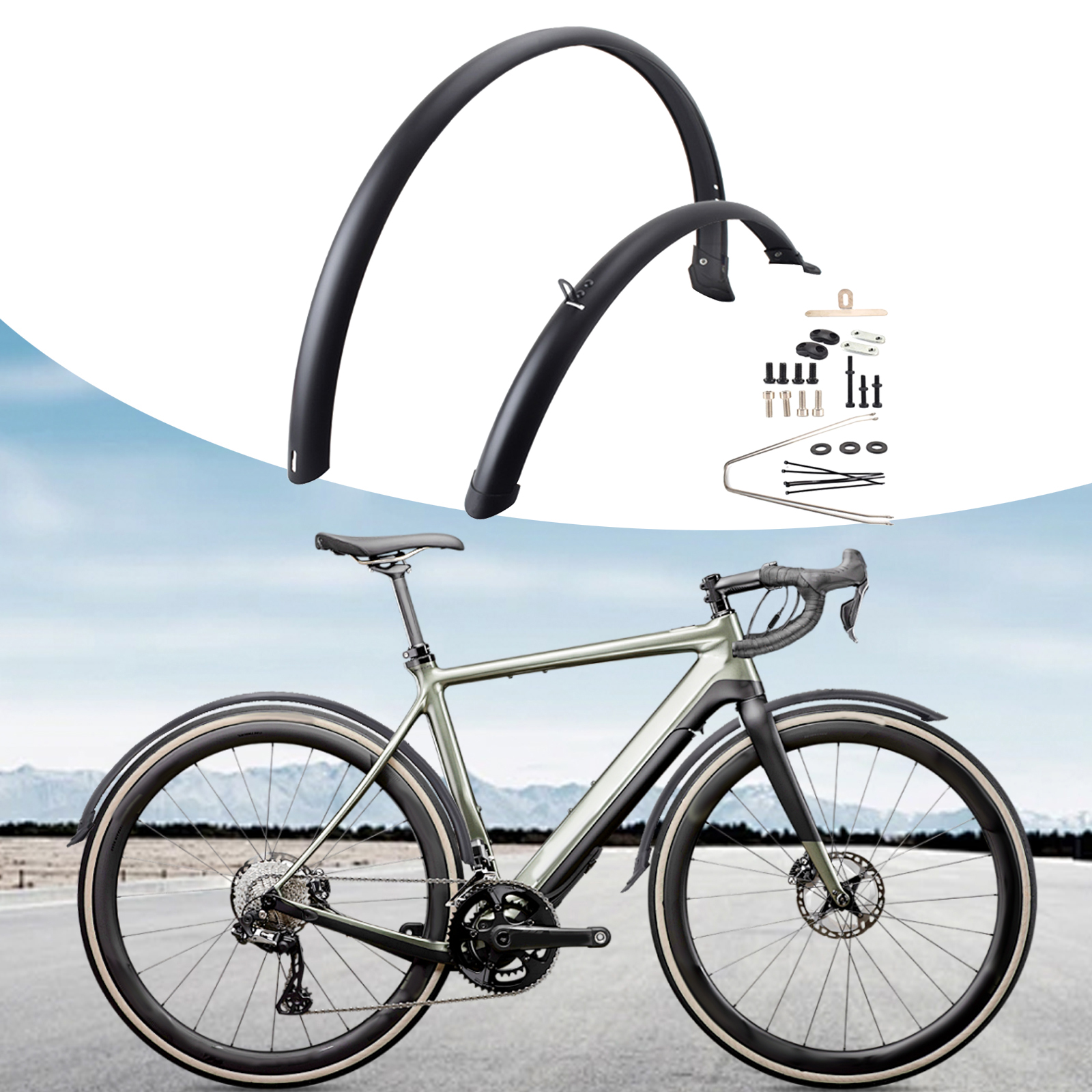 2pcs Road Bike Fenders Bicycle - Fender Mudguard Set recension och pris
