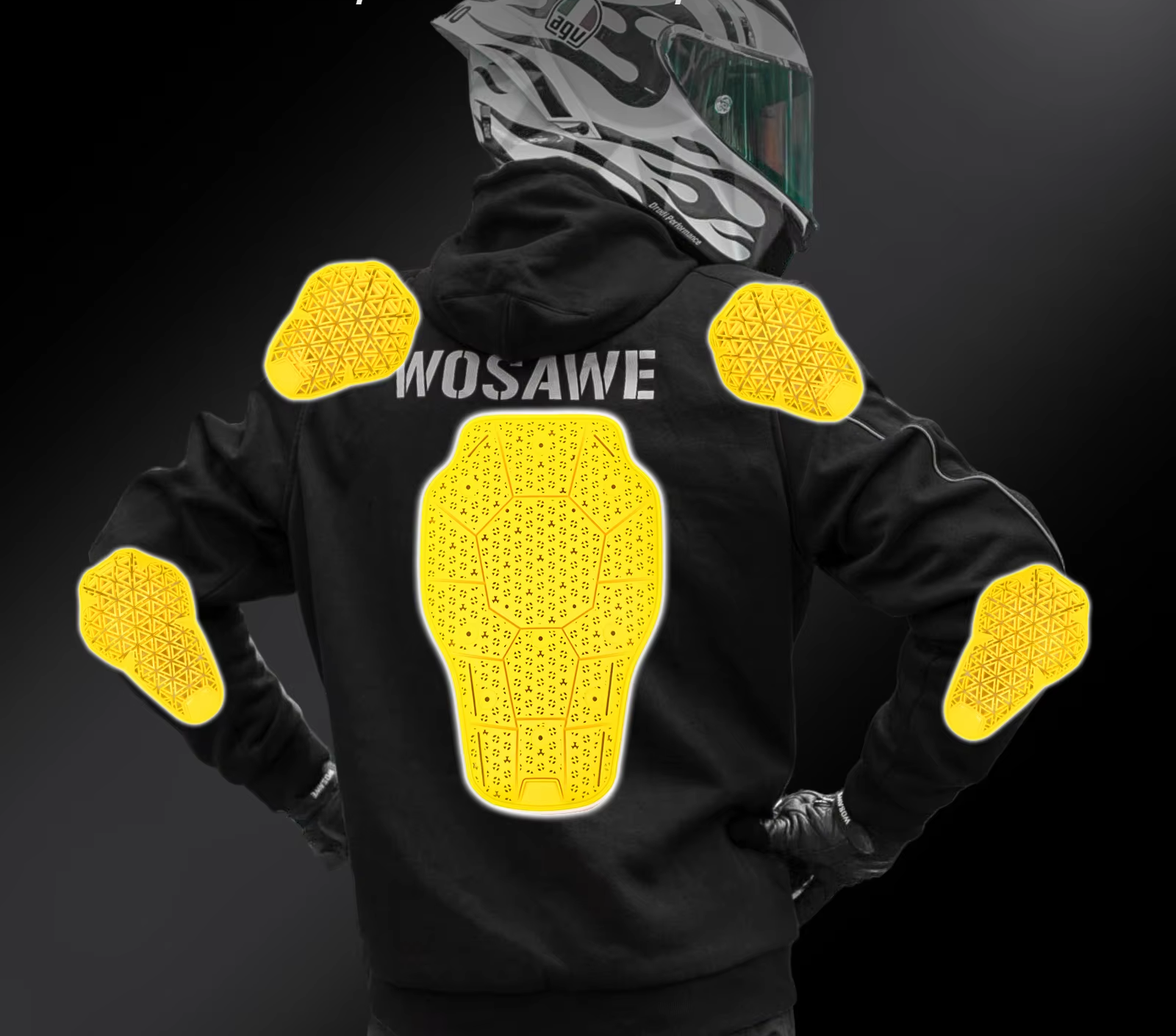 WOSAWE New Motorcycle Jacket W - Cycling Commute Jacket recension och pris