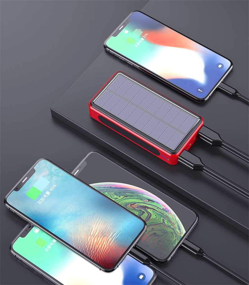50000mAh Solar Power Bank Port - Usb Charger Dynamo recension och pris