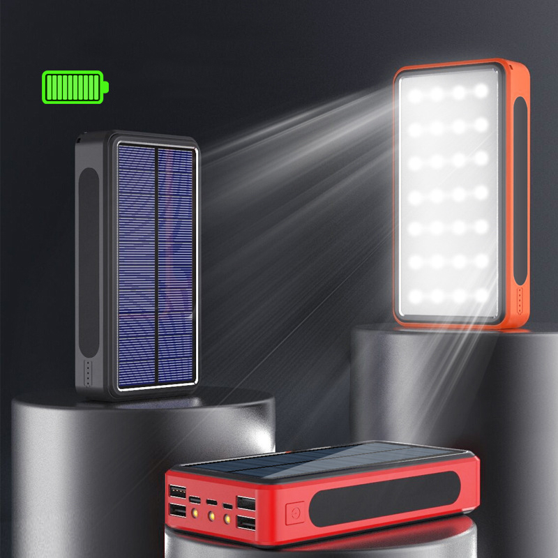 50000mAh Solar Power Bank Port - Usb Charger Dynamo recension och pris