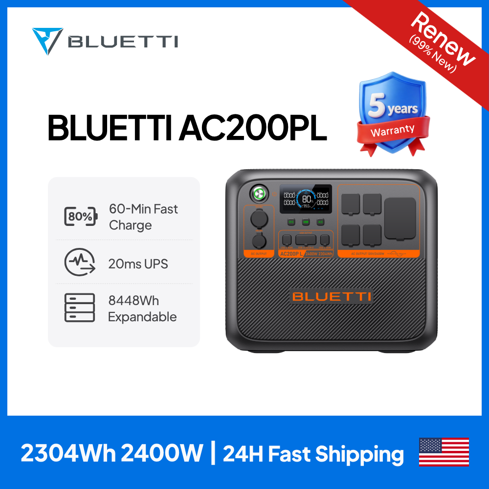 BLUETTI AC200PL Portable Power - Usb Charger Dynamo recension och pris