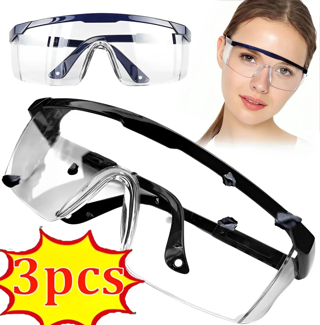 3Pcs Anti-Splash Work Safety G - Cycling To Work recension och pris