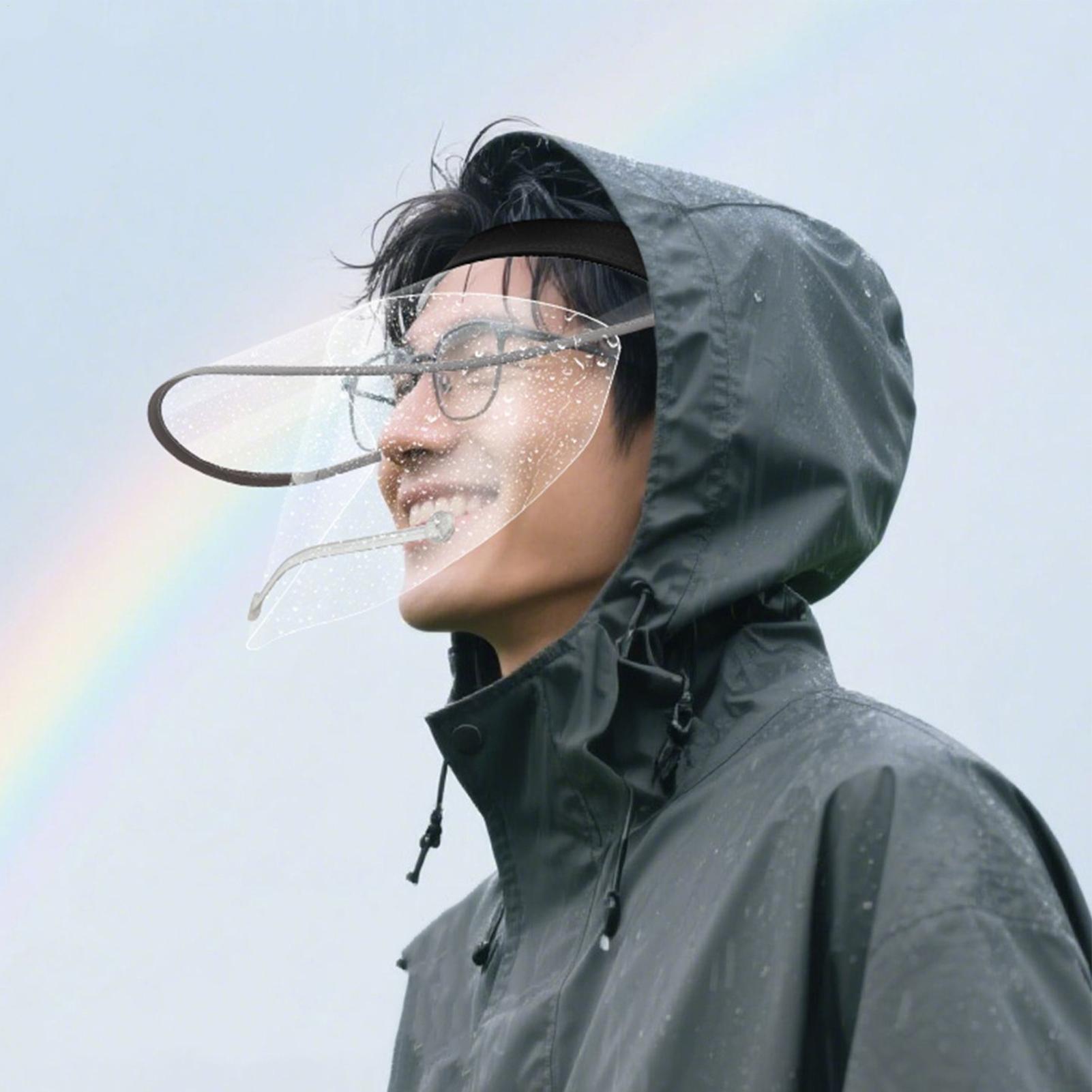 Rain Face Cover With Elastic H - Cycling Commute Rain recension och pris