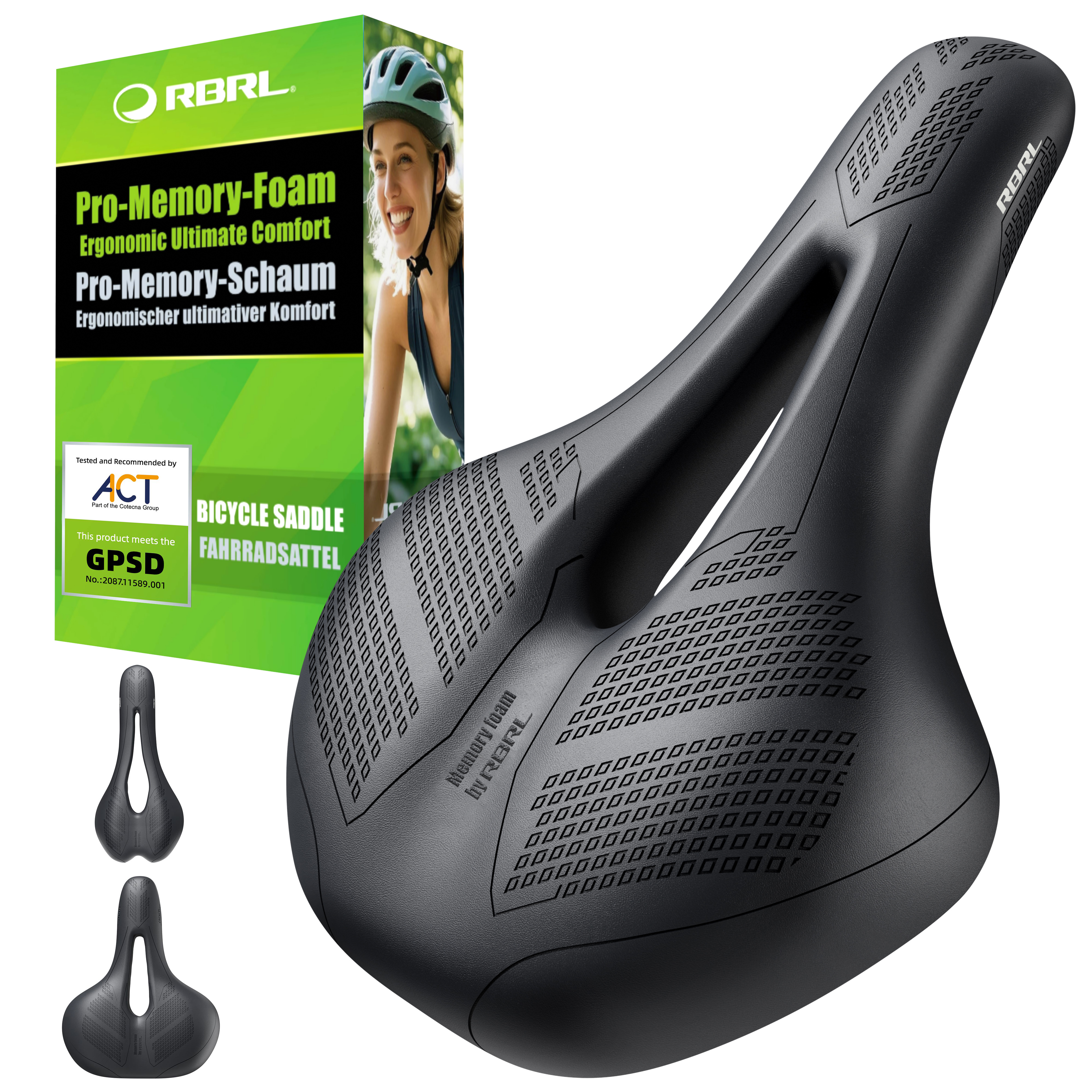 RBRL Bicycle Saddle Waterproof - Cycling In City recension och pris