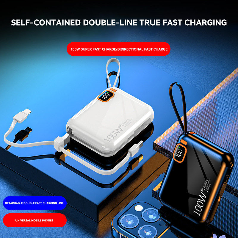 50000mAh Power Bank 100W Detac - Usb Charger Dynamo recension och pris