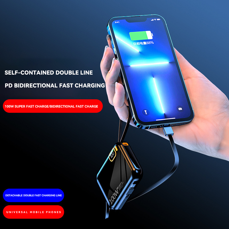 50000mAh Power Bank 100W Detac - Usb Charger Dynamo recension och pris