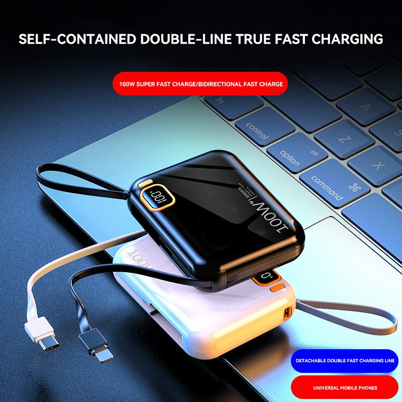 50000mAh Power Bank 100W Detac - Usb Charger Dynamo recension och pris