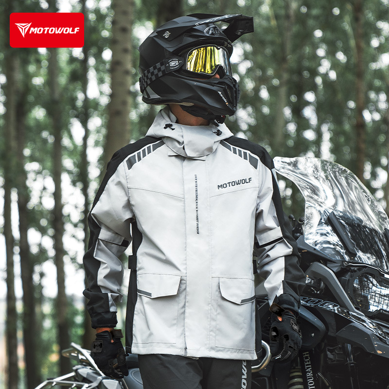 Motowolf Reflective Motorcycle - Cycling Commute Rain recension och pris