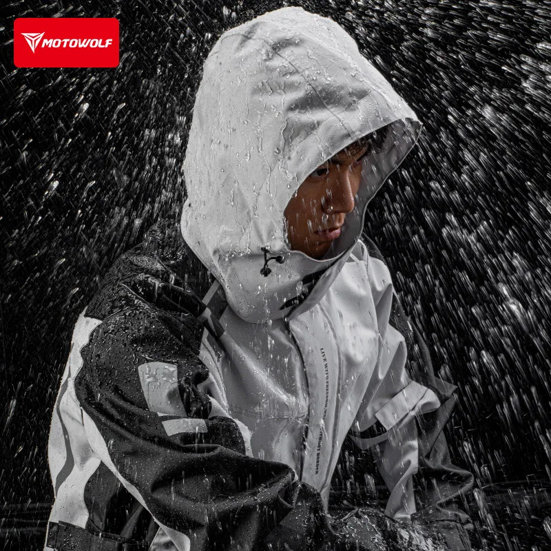 Motowolf Reflective Motorcycle - Cycling Commute Rain recension och pris